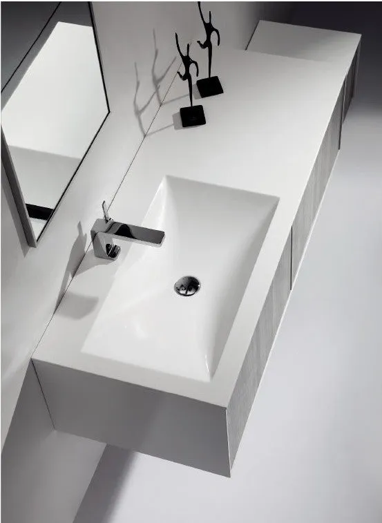 Aquamoon Star 52 Modern Bathroom Vanity Set - Ash Gray