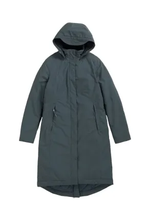 Janelle Waterproof Raincoat Coat - Nickel
