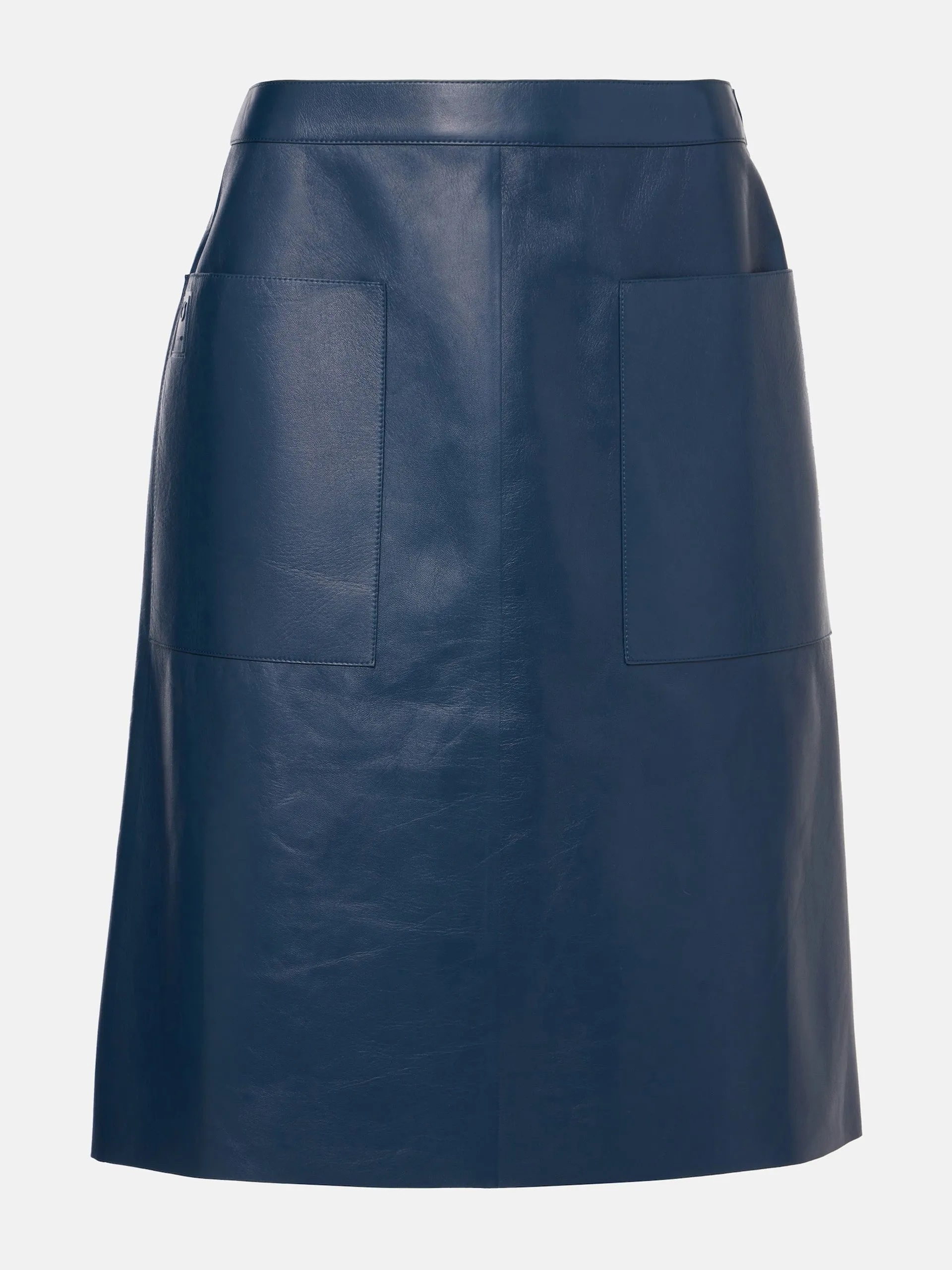 Leather pencil skirt