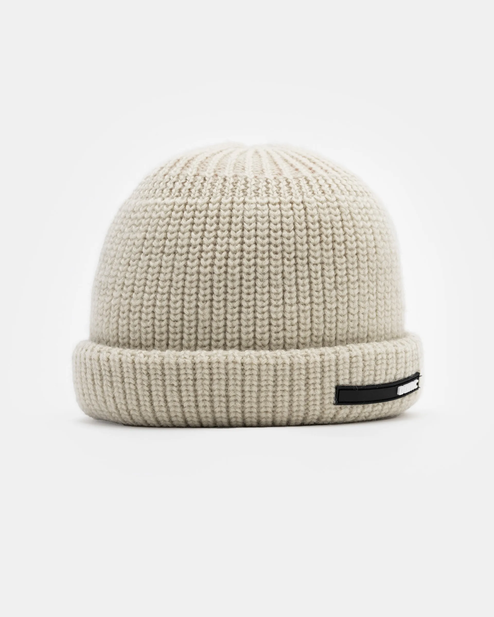Peak Beanie in Natural White