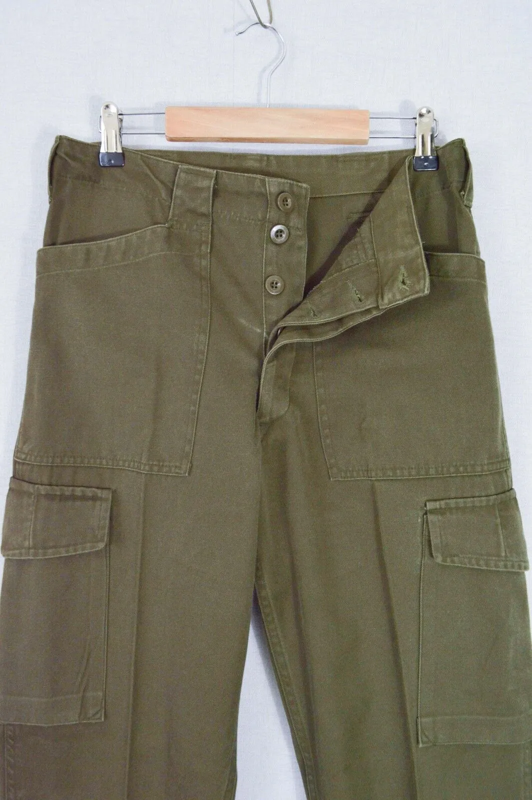 Vintage Fatigue Cargo Trousers