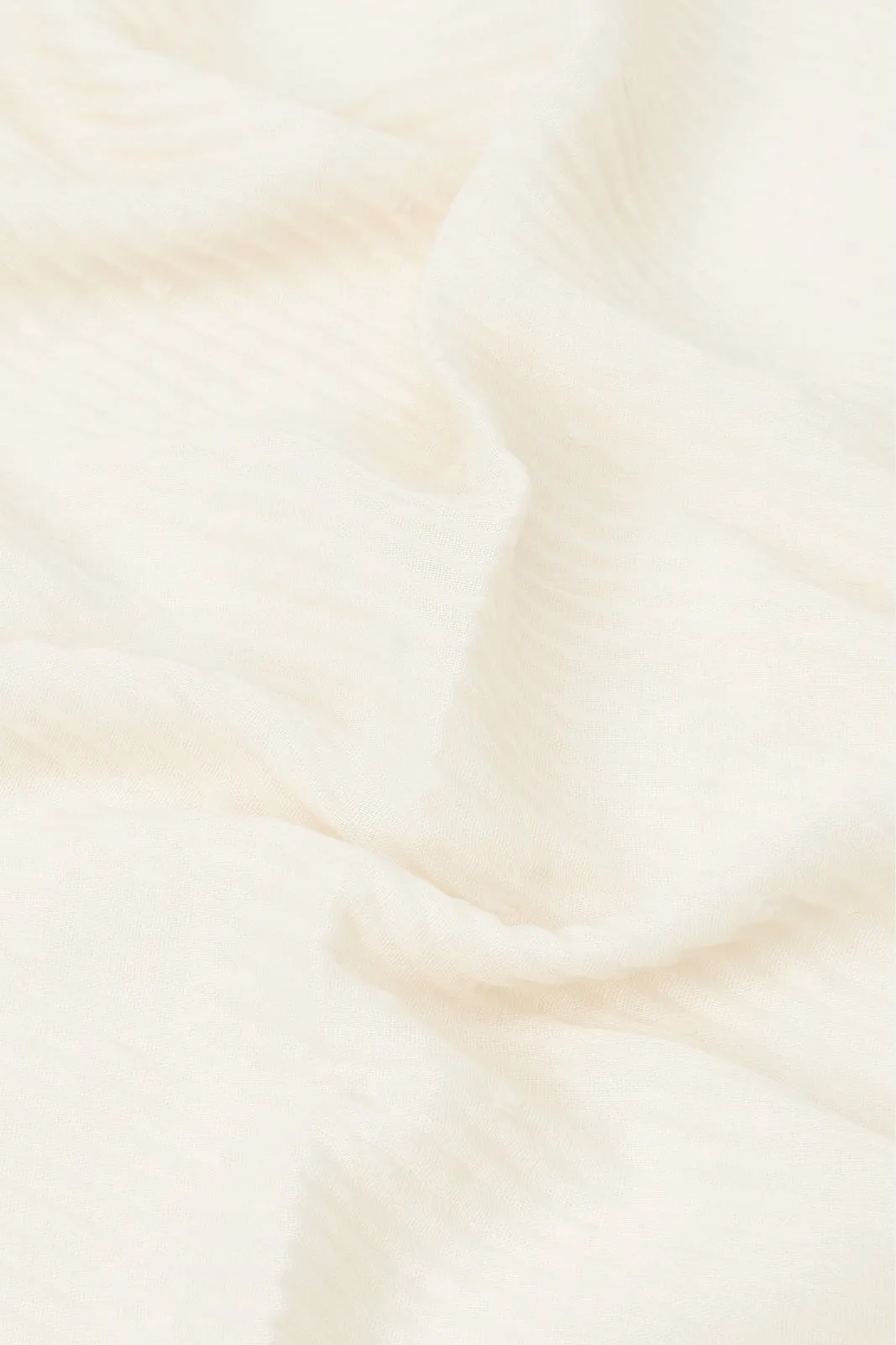 Women Beige Solid Scarf