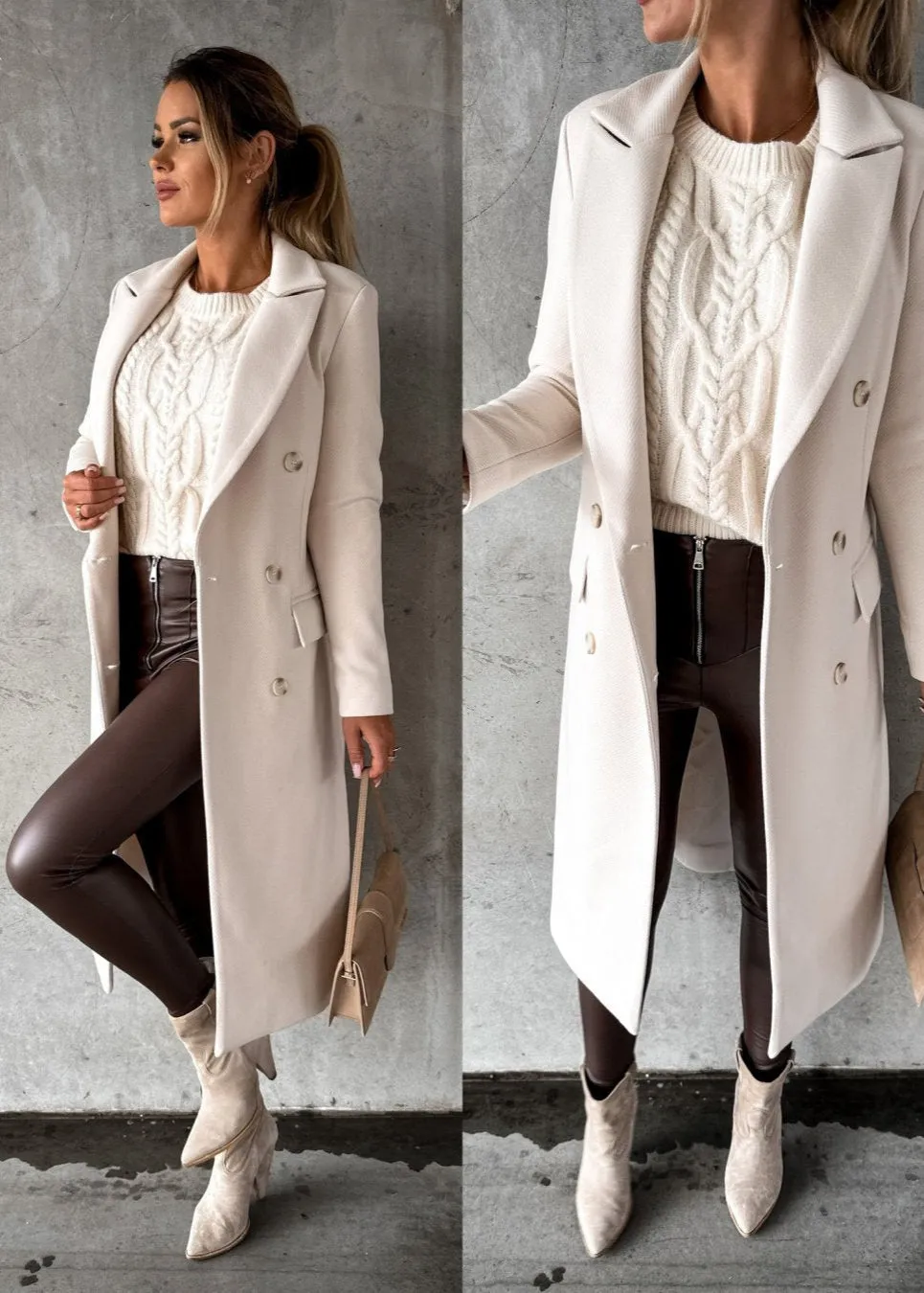 Women's Classic Wool Coat